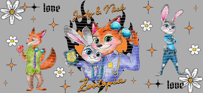 16oz Disney style-D-1076